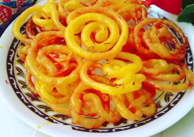 Instant kesar Jalebi