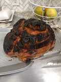 Grilled sugar ham