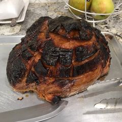 Grilled sugar ham A picture of Grilled sugar ham.