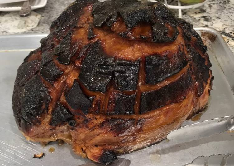 Grilled sugar ham Grilled sugar ham