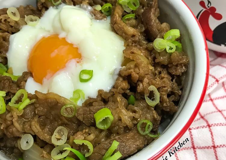 Cara Membuat Gyudon Onsen Egg Yang Enak