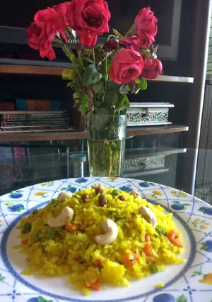 A picture of Poha Pulav.