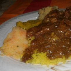 A picture of Tasty Beef Stew Marinated with Amasi.