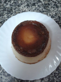 Una foto de Flan casero de huevo