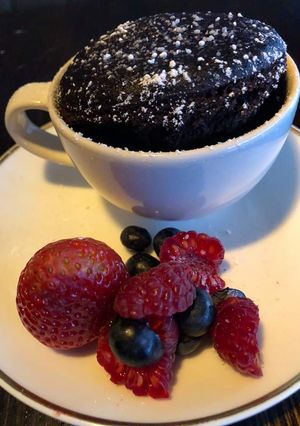 O poză a rețetei Lava cake la cană! 😁.