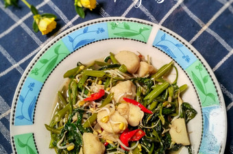 Resep Tumis Kangkung Tauge dan Baso Anti Gagal