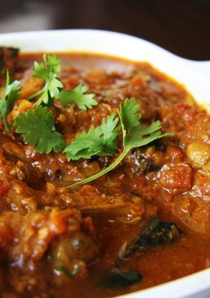 A picture of Mutton Curry.
