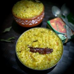 A picture of Sambhar khichdi.