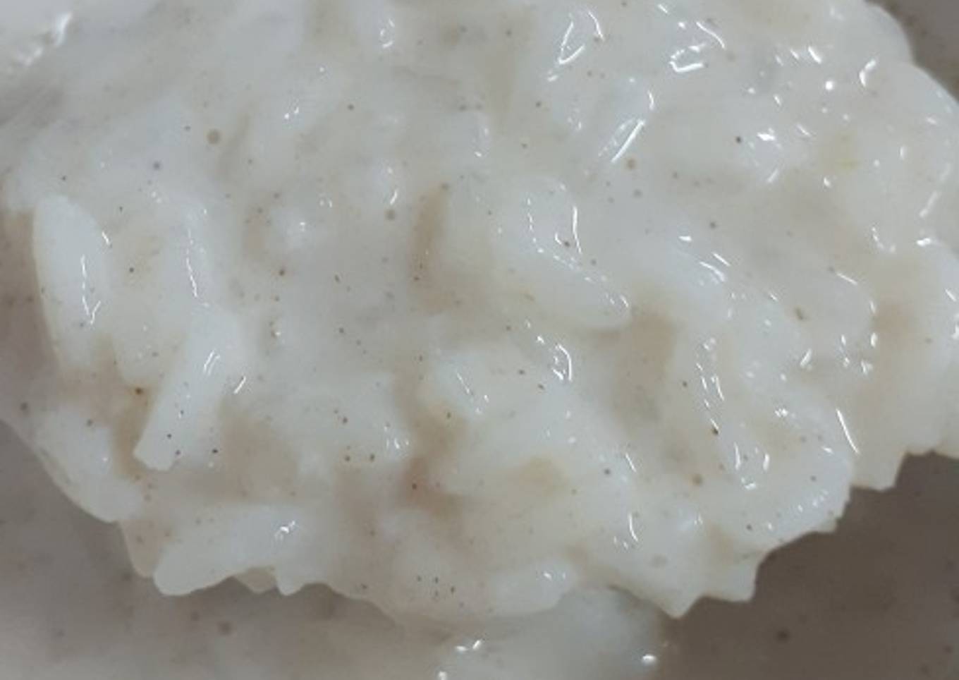 Arroz con leche cremoso igual al comprado en el súper