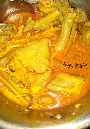 Foto resep Ayam Kampung Santan Pedas