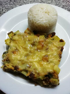 Una foto de Budín de zapallito