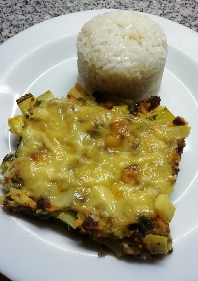 Una foto de Budín de zapallito