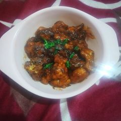 A picture of Cauliflower manchurian.