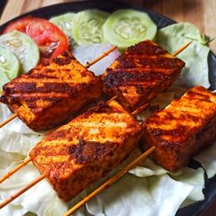 A picture of ACHARI PANEER TIKKA🍢.