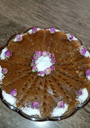 عکسی از دستور حلوا به سبک مامان