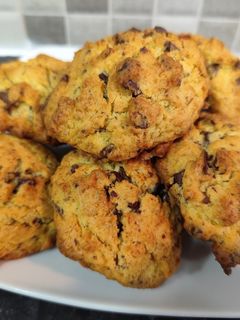 Una foto de Galletas de naranja y chocolate 🍫