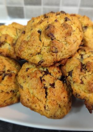 Una foto de Galletas de naranja y chocolate 🍫