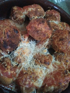 Una foto de Albóndigas rellenas de queso