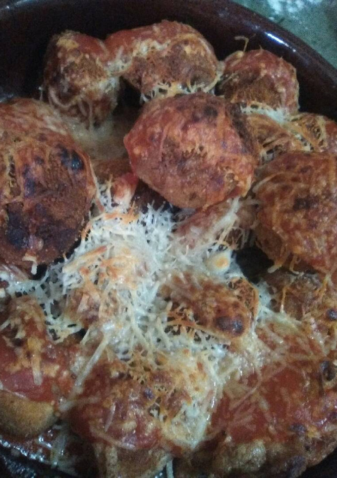Una foto de Albóndigas rellenas de queso