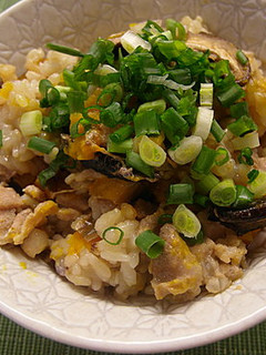 南瓜冬菇豬肉飯食譜 的食譜成品照片