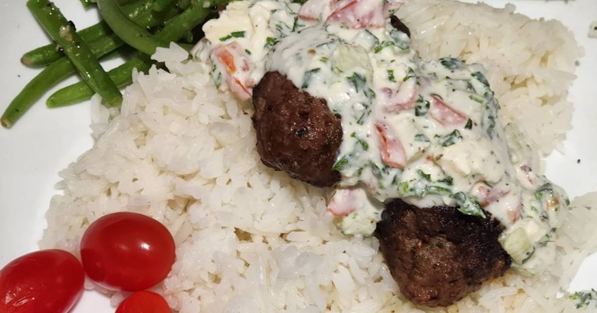 Beef "Koftas" with a ranchstyle Dip Recipe by Kels Ro Cookpad