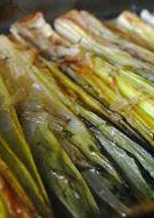 A picture of Braised Leeks.
