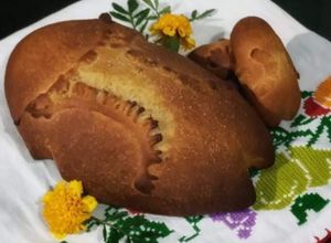 Una foto de Pan de muerto tradicional de Santa María, Sola de Vega, Oaxaca. 🤩😋