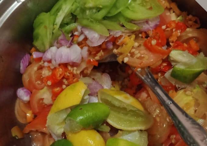 Cara termudah memasak Sambal dabu dabu yang gurih