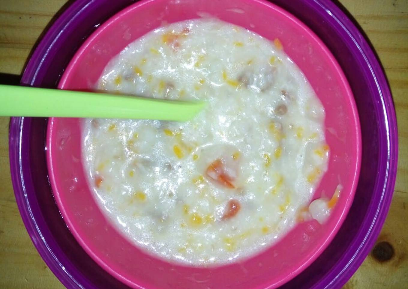 Bubur daging cincang
