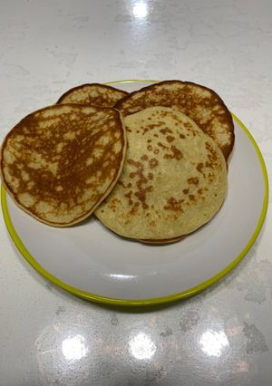 Una foto de Pancakes de banana 🍌