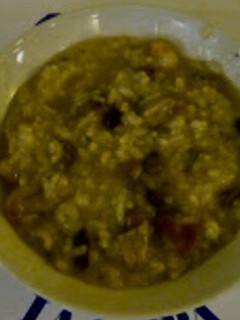 Una foto de Risotto de setas y gambas