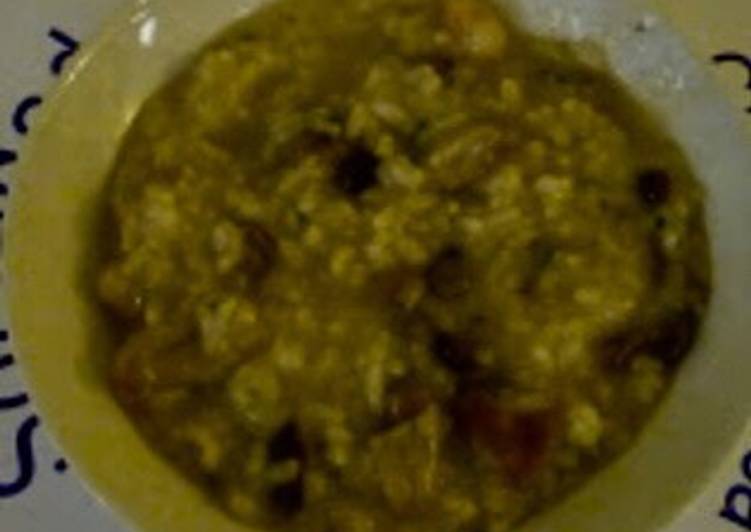 Risotto de setas y gambas