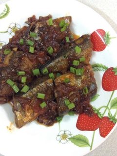Hình của món Cá thu đao kho cà chua.