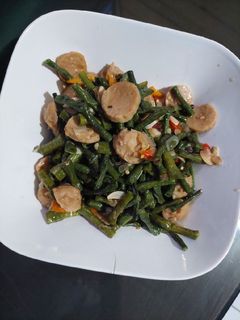 Foto resep Tumis kacang panjang bakso