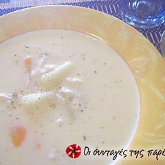A picture of Fish soup.