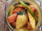 A picture of gajar achar