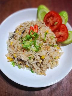 Foto resep Nasi Goreng Jamur dan Telur