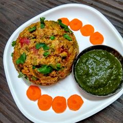 A picture of Masala Oats.