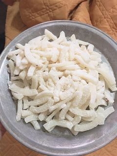 Hình của món Mứt dừa non.