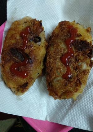 A picture of Bread cutlet.