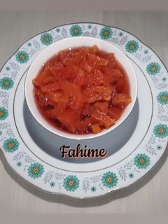 عکسی از دستور مربای به