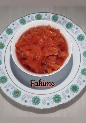 عکسی از دستور مربای به