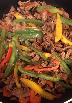 Una foto de Fajitas de res