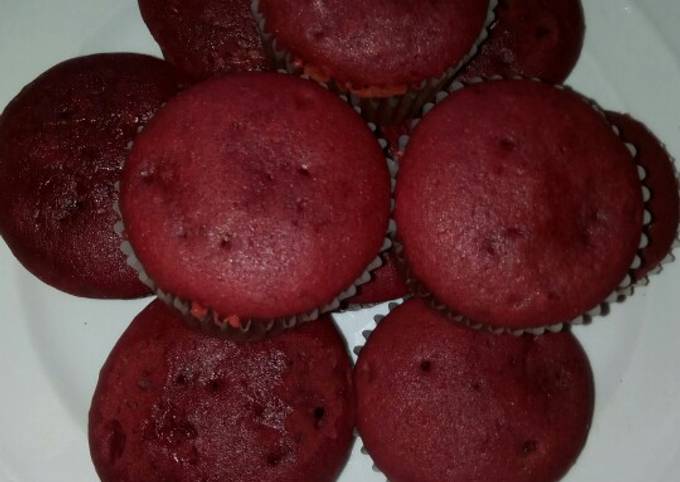 Recipe of Quick Red velvet cupcakes