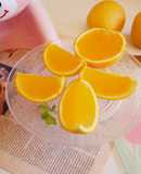 超簡單「柳橙寒天凍」酸甜滑嫩又可愛！！