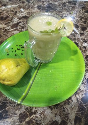 A picture of Babugosha mint juice.