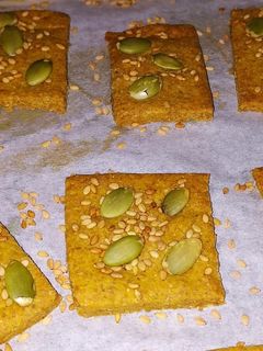 Una foto de Crackers de semillas