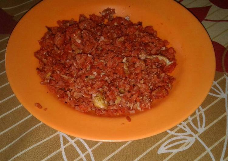 Resep Nasi goreng merah Anti Gagal