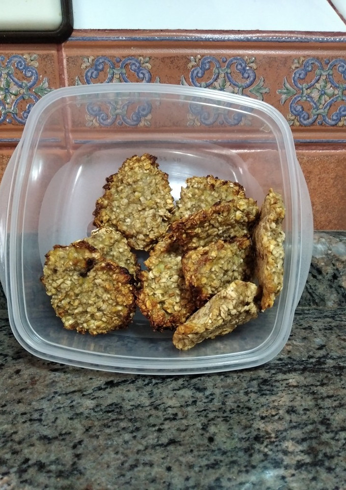 Una foto de Galletas de avena y plátano