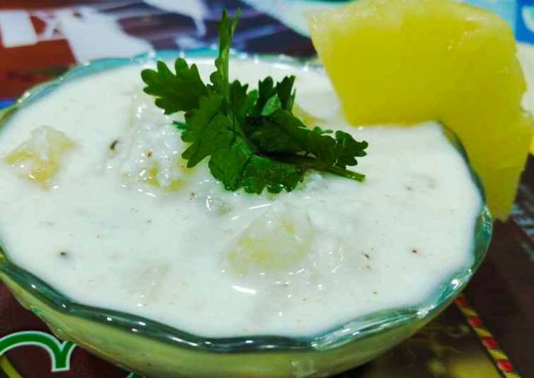 Recipe of Perfect Pineapple raita